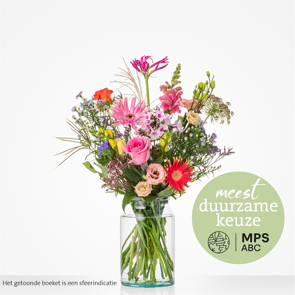 Groen gekeurd 'medium' plukboeket