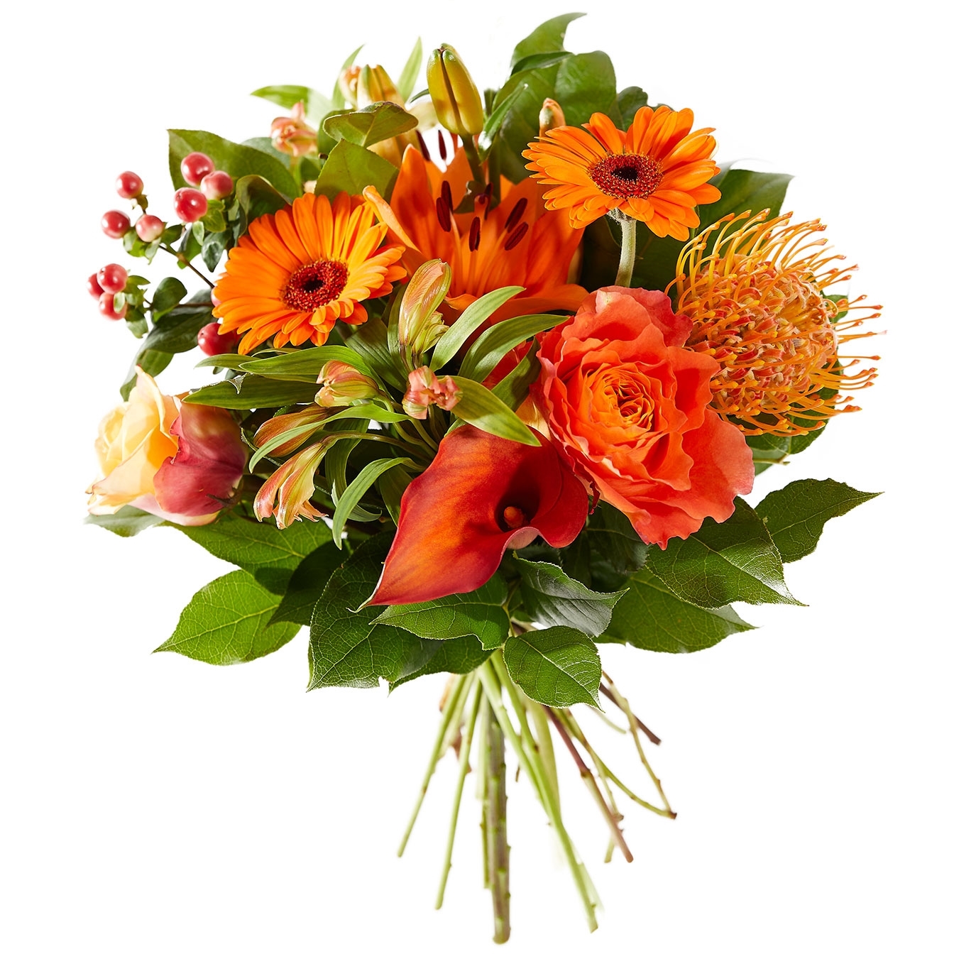 Gemengd Oranje Boeket