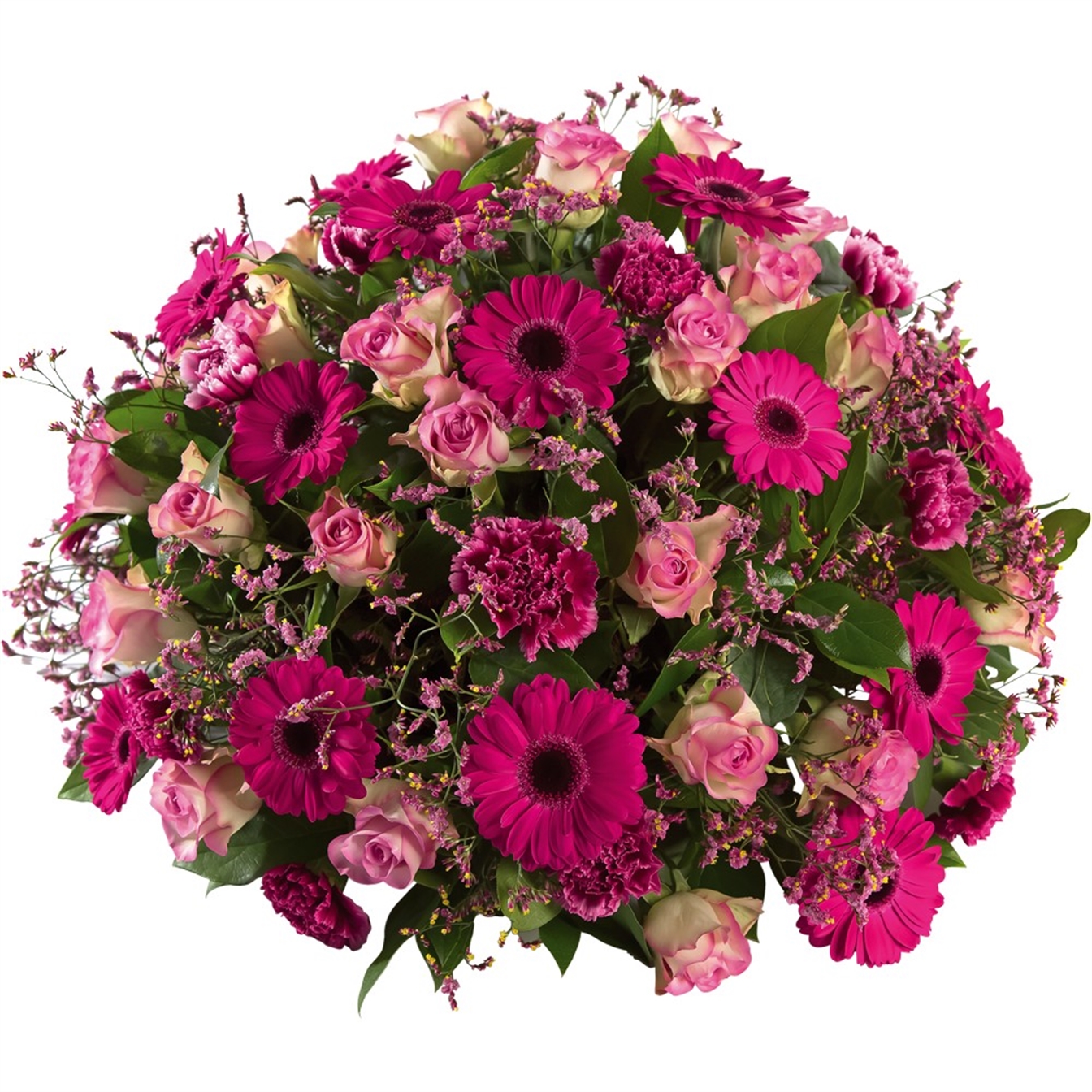 Biedermeier hard roze tinten