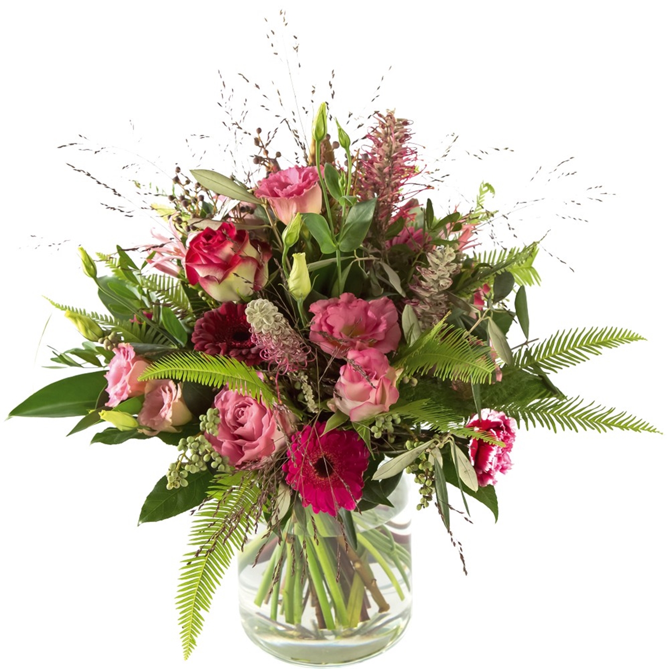 Sympathieboeket deluxe Roze
