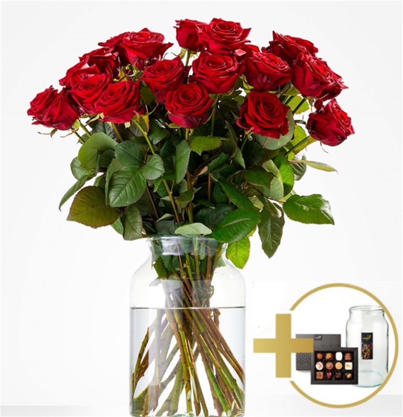 Pure Liefde + vaas chocola