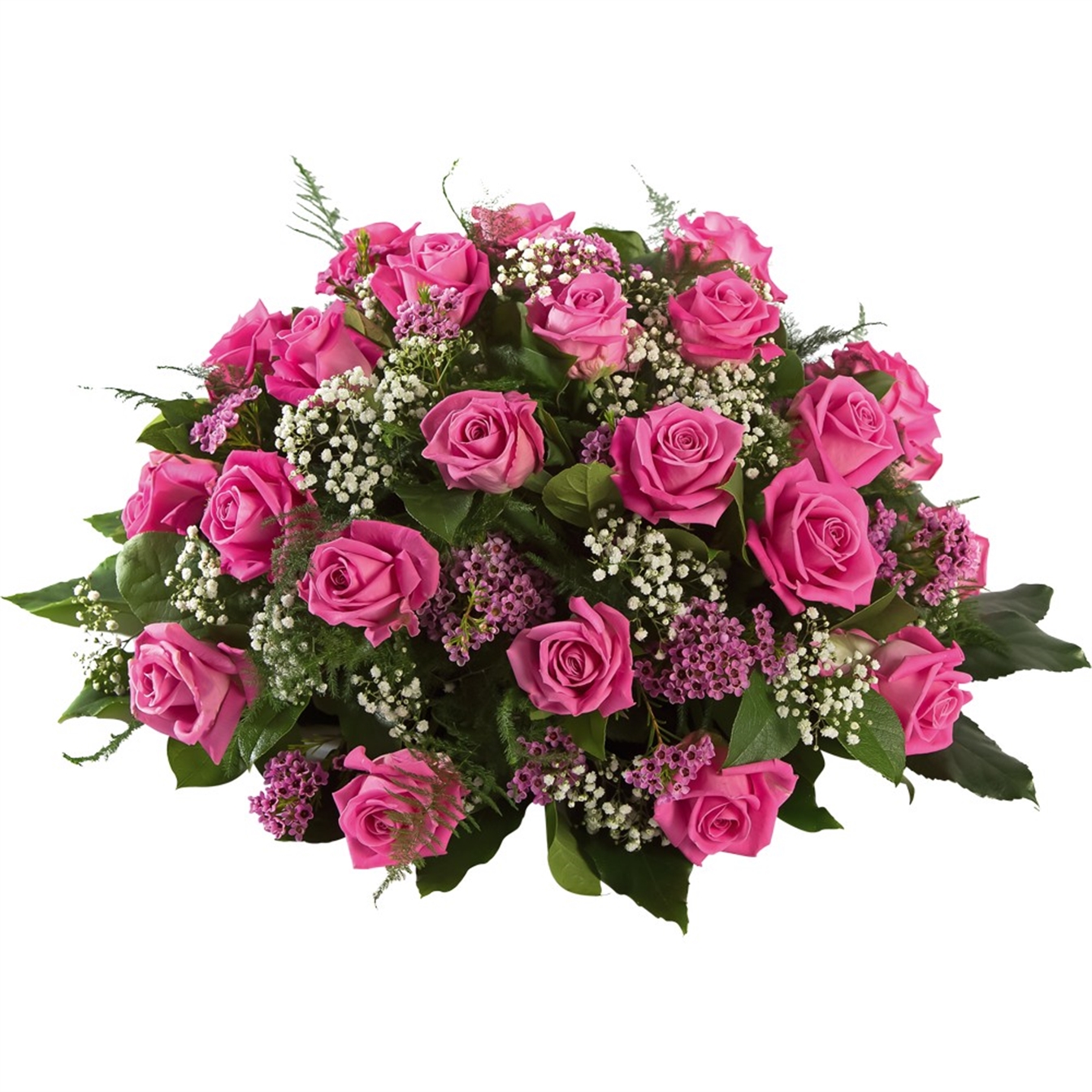 Biedermeier roze roos