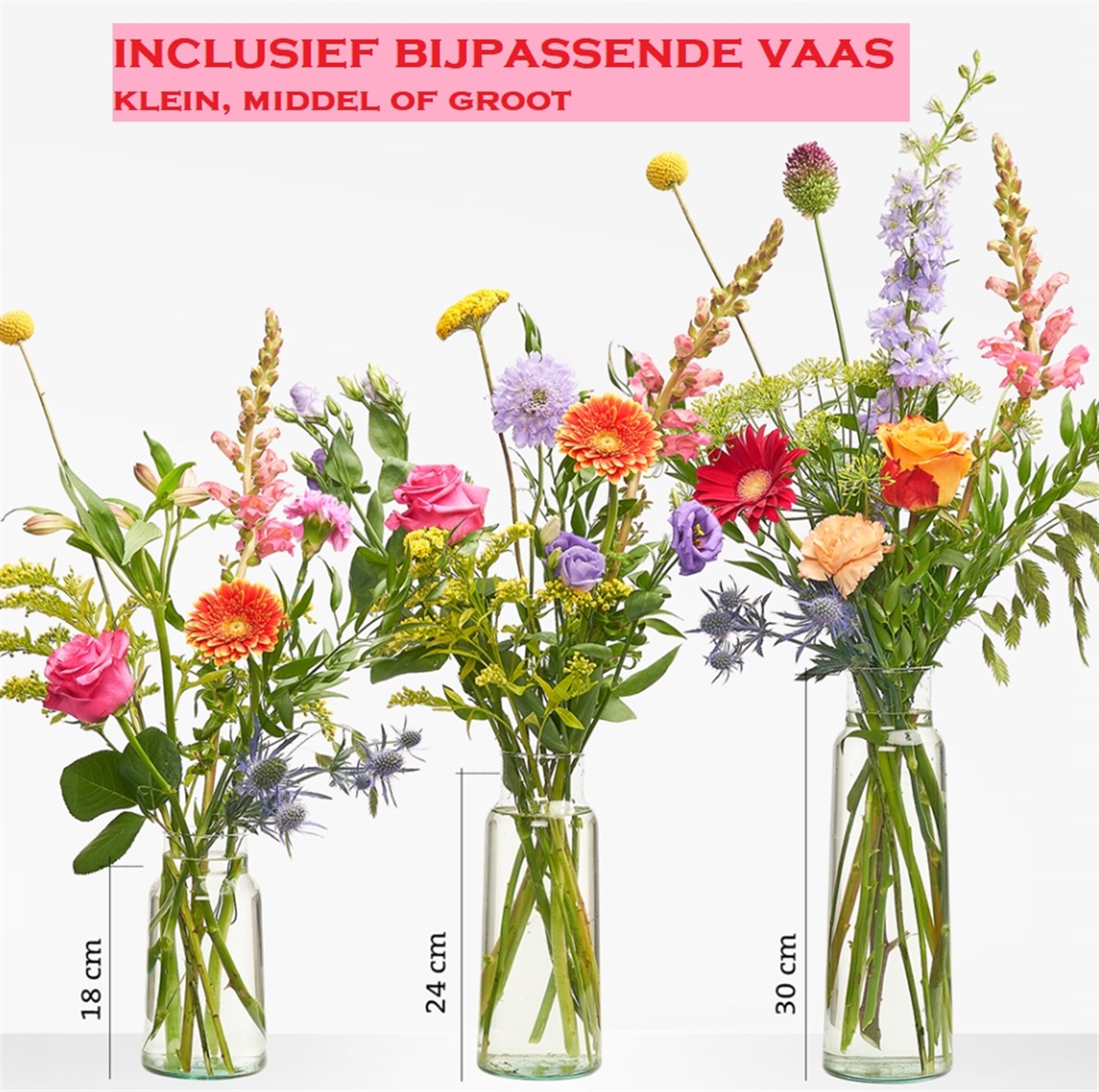 Vaasverrassing incl. vaas