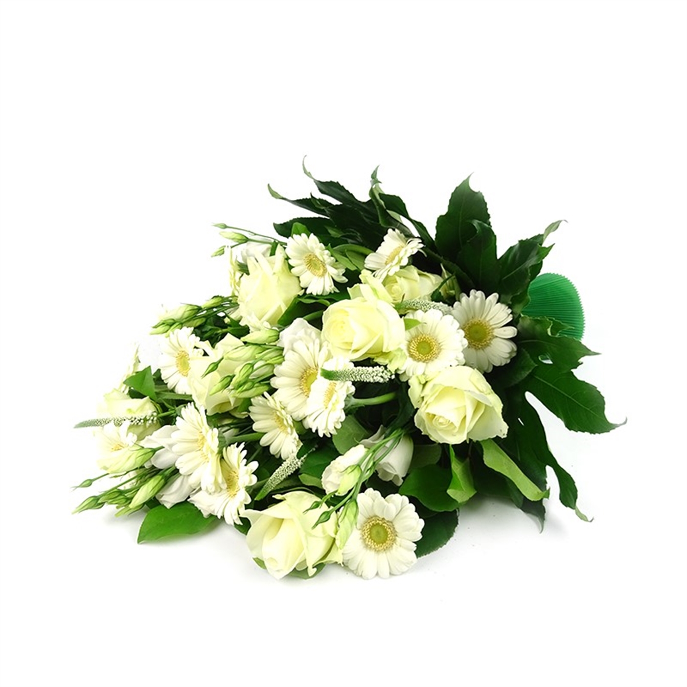 Rouwboeket Wit (keuze bloemist)